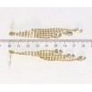 Сережки Xuping QQMM Позолота 14K пусети Інкрустація цирконієм фото №2 Сережки Xuping QQMM Позолота 14K пусети Інкрустація цирконієм фото №2