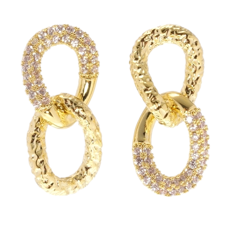 Сережки Xuping QQMM Позолота 14K пусети Інкрустація цирконієм фото №8 Сережки Xuping QQMM Позолота 14K пусети Інкрустація цирконієм фото №8