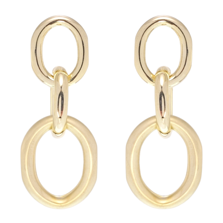 Сережки Xuping QQMM Позолота 14K пусети Ланцюжок фото №12 Сережки Xuping QQMM Позолота 14K пусети Ланцюжок фото №12