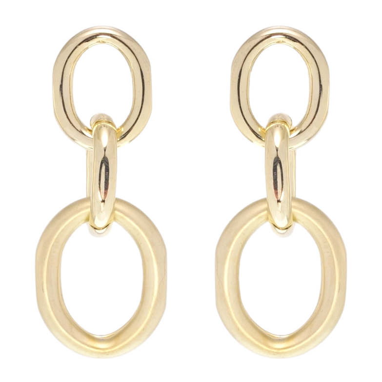 Сережки Xuping QQMM Позолота 14K пусети Ланцюжок фото №23