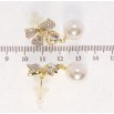 Сережки Xuping QQMM Позолота 14K пусети Квіточки фото №2 Сережки Xuping QQMM Позолота 14K пусети Квіточки фото №2