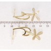 Сережки Xuping QQMM Позолота 14K пусети Квіточки фото №2 Сережки Xuping QQMM Позолота 14K пусети Квіточки фото №2