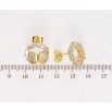 Сережки Xuping QQMM Позолота 14K пусети Метелики фото №2 Сережки Xuping QQMM Позолота 14K пусети Метелики фото №2