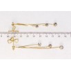 Сережки Xuping QQMM Позолота 14K пусети Декоративні підвіски фото №2 Сережки Xuping QQMM Позолота 14K пусети Декоративні підвіски фото №2