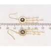 Серьги Xuping QQMM Позолота 14K французский замок Декоративные подвески с перламутровыми вставками фото №2 Серьги Xuping QQMM Позолота 14K французский замок Декоративные подвески с перламутровыми вставками фото №2