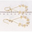 Серьги Xuping QQMM Позолота 14K французский замок Жемчужные подвески фото №2 Серьги Xuping QQMM Позолота 14K французский замок Жемчужные подвески фото №2