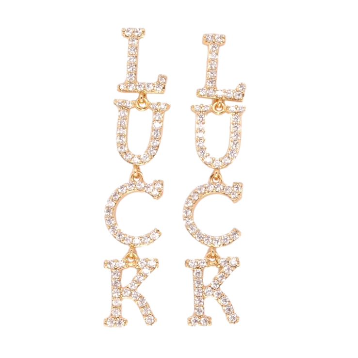 Сережки Xuping QQMM Позолота 18K пусети Luck інкрустація цирконієм фото №11 Сережки Xuping QQMM Позолота 18K пусети Luck інкрустація цирконієм фото №11