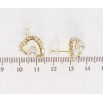 Сережки Xuping JEAN GOUJON Позолота 14K пусети Сердечки з перлами та фото №2 Сережки Xuping JEAN GOUJON Позолота 14K пусети Сердечки з перлами та фото №2
