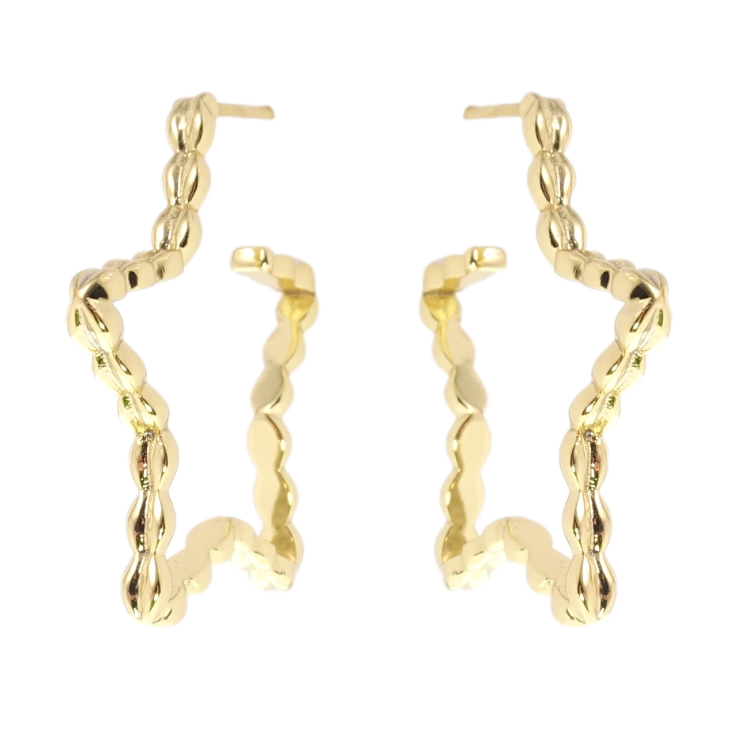 Сережки Xuping JEAN GOUJON Позолота 14K пусети Зірки фото №8 Сережки Xuping JEAN GOUJON Позолота 14K пусети Зірки фото №8