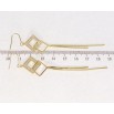 Серьги Xuping JEAN GOUJON Позолота 14K французский замок Ромбы фото №2 Серьги Xuping JEAN GOUJON Позолота 14K французский замок Ромбы фото №2