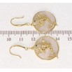 Серьги Xuping JEAN GOUJON Позолота 14K французский замок Рыбки на одну сторону фото №2