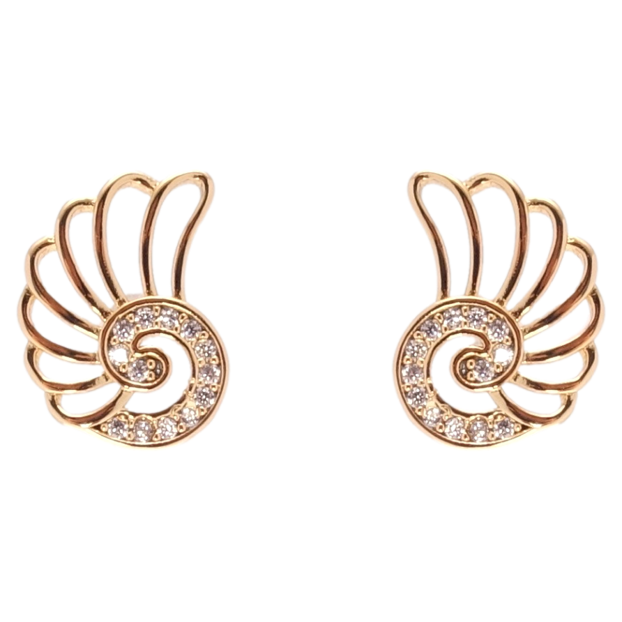 Серьги Xuping JEAN GOUJON Позолота 18K пусеты Ракушки фото №1 Серьги Xuping JEAN GOUJON Позолота 18K пусеты Ракушки фото №1