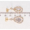 Серьги Xuping JEAN GOUJON Позолота 18K пусеты Кристальные подвески фото №2 Серьги Xuping JEAN GOUJON Позолота 18K пусеты Кристальные подвески фото №2