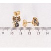 Серьги Xuping цвет 18K с кристаллами Swarovski пусеты Кошки с кристаллами Graphite фото №2 Серьги Xuping цвет 18K с кристаллами Swarovski пусеты Кошки с кристаллами Graphite фото №2