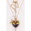 Кулон Xuping 18K с кр-ми Swarovski на цепочке Кристалл Vitrail Medium с бабочкой длина 39-45см х 1мм фото №2 Кулон Xuping 18K с кр-ми Swarovski на цепочке Кристалл Vitrail Medium с бабочкой длина 39-45см х 1мм фото №2