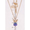 Кулон Xuping 18K с кр-ми Swarovski на цепочке Кристальный куб Bermuda Blue с цветком длина 41-46см х 1мм фото №2 Кулон Xuping 18K с кр-ми Swarovski на цепочке Кристальный куб Bermuda Blue с цветком длина 41-46см х 1мм фото №2