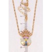 Кулон Xuping 18K с кр-ми Swarovski на цепочке Кристалл АВ с короной длина 40-45см х 2мм фото №2 Кулон Xuping 18K с кр-ми Swarovski на цепочке Кристалл АВ с короной длина 40-45см х 2мм фото №2