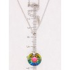 Кулон Xuping колір Родій з кр-ми Swarovski на ланцюжку Кристал Vitrail Medium на бігунці довжина 43-46см х 1мм фото №2 Кулон Xuping колір Родій з кр-ми Swarovski на ланцюжку Кристал Vitrail Medium на бігунці довжина 43-46см х 1мм фото №2