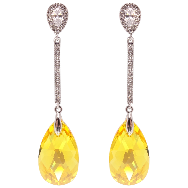Сережки Xuping колір Родій з кристалами Swarovski пусети Підвіски з кристалом Sunflower фото №14 Сережки Xuping колір Родій з кристалами Swarovski пусети Підвіски з кристалом Sunflower фото №14