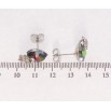 Серьги Xuping цвет Родий с кристаллами Swarovski пусеты Кристальные сердечки Vitrail Medium с короной фото №2 Серьги Xuping цвет Родий с кристаллами Swarovski пусеты Кристальные сердечки Vitrail Medium с короной фото №2
