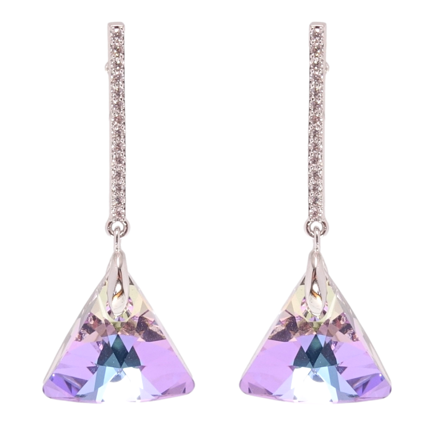 Сережки Xuping колір Родій з кристалами Swarovski пусети Підвіски з кристалами Paradise Shine фото №1 Сережки Xuping колір Родій з кристалами Swarovski пусети Підвіски з кристалами Paradise Shine фото №1