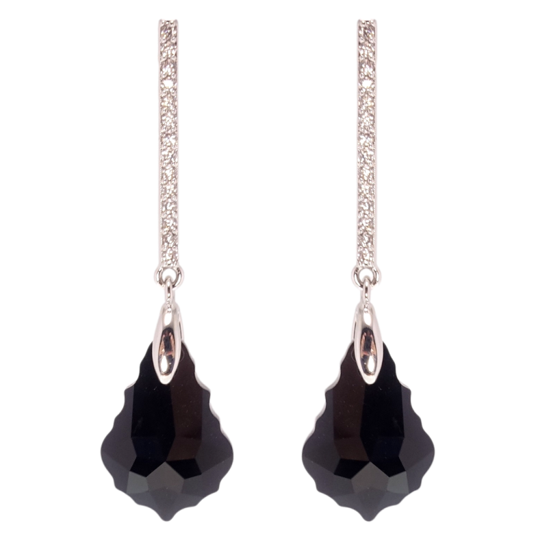 Сережки Xuping колір Родій з кристалами Swarovski пусети Підвіски з кристалами Cosmojet фото №20 Сережки Xuping колір Родій з кристалами Swarovski пусети Підвіски з кристалами Cosmojet фото №20