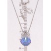 Кулон Xuping колір Родій з кр-ми Swarovski на ланцюжку Кристал Ocean Delite довжина 40-45см х 1мм фото №2