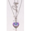 Кулон Xuping колір Родій з кр-ми Swarovski на ланцюжку Серце кристал Paradise Shine довжина 40-45см х 2мм фото №2 Кулон Xuping колір Родій з кр-ми Swarovski на ланцюжку Серце кристал Paradise Shine довжина 40-45см х 2мм фото №2