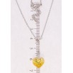 Кулон Xuping колір Родій з кр-ми Swarovski на ланцюжку Кристал Sunflower на бігунці довжина 43-46см х 1мм фото №2 Кулон Xuping колір Родій з кр-ми Swarovski на ланцюжку Кристал Sunflower на бігунці довжина 43-46см х 1мм фото №2