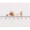 Серьги Xuping QQMM Позолота 18K пусеты Сердечки с стрелами фото №2 Серьги Xuping QQMM Позолота 18K пусеты Сердечки с стрелами фото №2