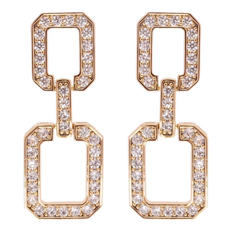 Серьги Xuping QQMM Позолота 18K пусеты Подвески инкрустация цирконием фото №2