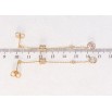 Серьги Xuping QQMM Позолота 18K пусеты Декоративные подвески фото №2