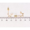 Серьги Xuping JEAN GOUJON Позолота 18K пусеты Звезды фото №2 Серьги Xuping JEAN GOUJON Позолота 18K пусеты Звезды фото №2