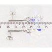 Сережки Xuping колір Родій з кристалами Swarovski пусети Підвіски з кристалами Shimmer фото №2 Сережки Xuping колір Родій з кристалами Swarovski пусети Підвіски з кристалами Shimmer фото №2