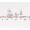 Сережки Xuping колір Родій з кристалами Swarovski пусети Кристальні зірки АВ фото №2 Сережки Xuping колір Родій з кристалами Swarovski пусети Кристальні зірки АВ фото №2