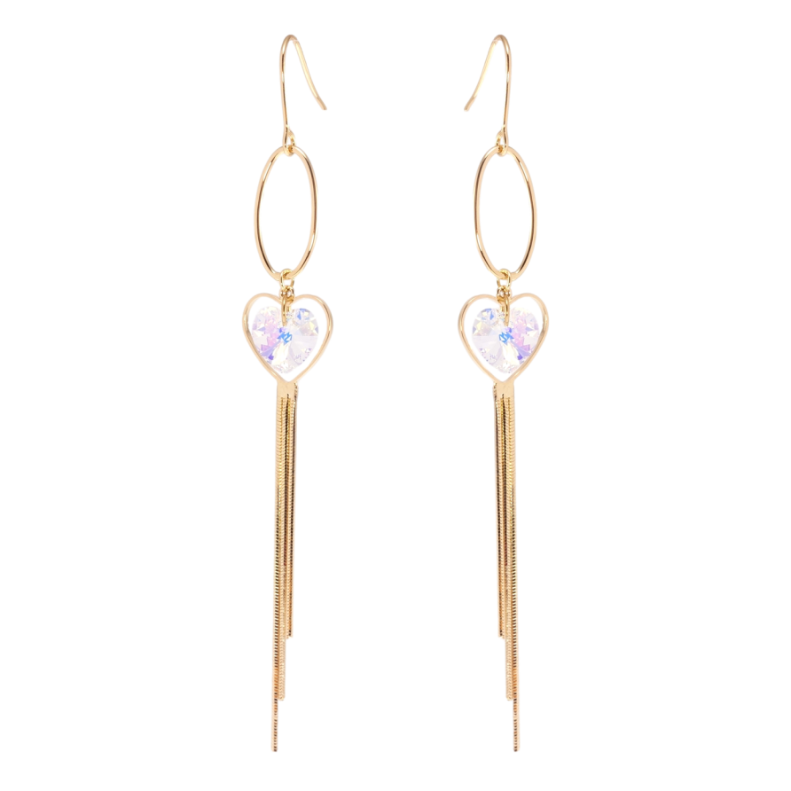 Серьги Xuping цвет 18K с кристаллами Swarovski французский замок Подвески с кристаллами Shimmer фото №1 Серьги Xuping цвет 18K с кристаллами Swarovski французский замок Подвески с кристаллами Shimmer фото №1