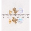 Серьги Xuping цвет 18K с кристаллами Swarovski пусеты Цветочки с кристаллами Shimmer фото №2 Серьги Xuping цвет 18K с кристаллами Swarovski пусеты Цветочки с кристаллами Shimmer фото №2