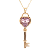 Кулон Xuping цвет 18K с кр-ми Swarovski на цепочке "Ключик с кристаллом Antique Pink" длина 40-44см х 1мм фото №2 Кулон Xuping цвет 18K с кр-ми Swarovski на цепочке "Ключик с кристаллом Antique Pink" длина 40-44см х 1мм фото №2