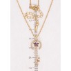 Кулон Xuping колір 18K з кр-ми Swarovski на ланцюжку "Ключик з кристалом Paradise Shine" довжина 40-45см х 1мм фото №3 Кулон Xuping колір 18K з кр-ми Swarovski на ланцюжку "Ключик з кристалом Paradise Shine" довжина 40-45см х 1мм фото №3