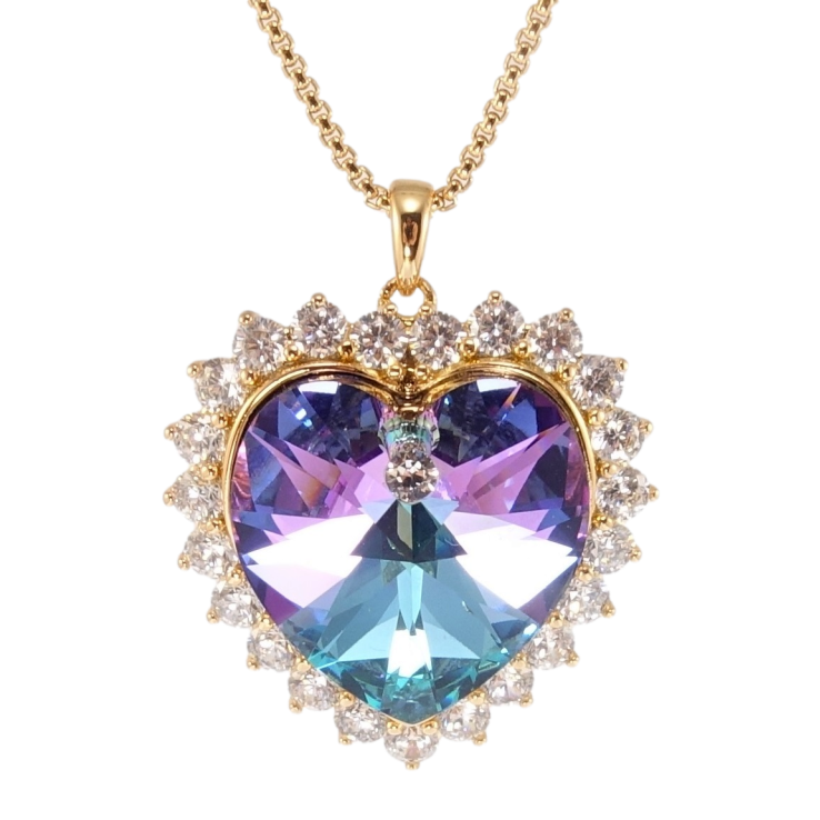 Кулон Xuping колір 18K з кр-ми Swarovski на ланцюжку Кристальне серце Paradise Shine довжина 40-45см х 1мм фото №20 Кулон Xuping колір 18K з кр-ми Swarovski на ланцюжку Кристальне серце Paradise Shine довжина 40-45см х 1мм фото №20