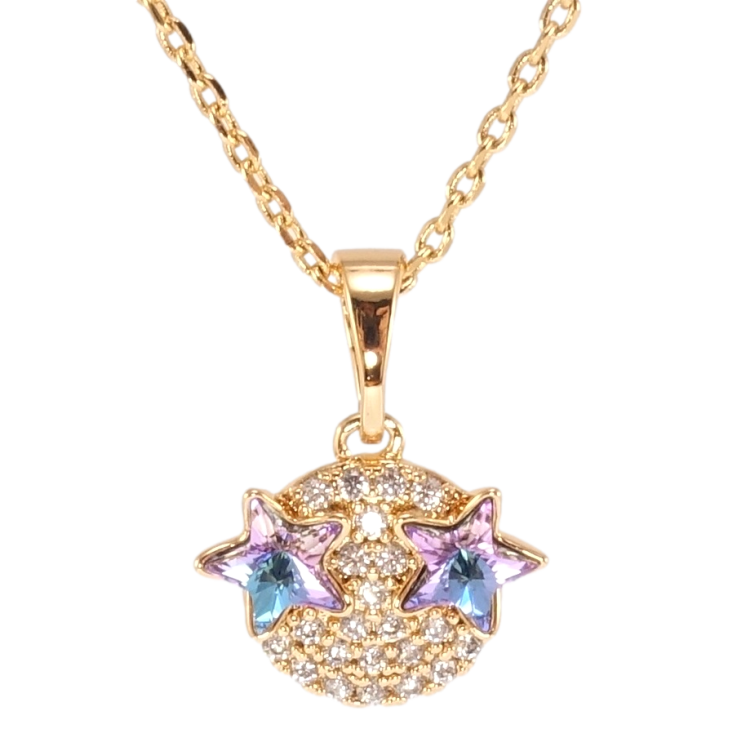 Кулон Xuping колір 18K з кр-ми Swarovski на ланцюжку Зірки кристали Paradise Shine довжина 39-44см х 1мм фото №11 Кулон Xuping колір 18K з кр-ми Swarovski на ланцюжку Зірки кристали Paradise Shine довжина 39-44см х 1мм фото №11