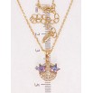 Кулон Xuping колір 18K з кр-ми Swarovski на ланцюжку Зірки кристали Paradise Shine довжина 39-44см х 1мм фото №2 Кулон Xuping колір 18K з кр-ми Swarovski на ланцюжку Зірки кристали Paradise Shine довжина 39-44см х 1мм фото №2