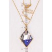 Кулон Xuping колір 18K з кр-ми Swarovski на ланцюжку Кристальний ромб Majestic Blue 25х18мм довжина 40-45см фото №2 Кулон Xuping колір 18K з кр-ми Swarovski на ланцюжку Кристальний ромб Majestic Blue 25х18мм довжина 40-45см фото №2