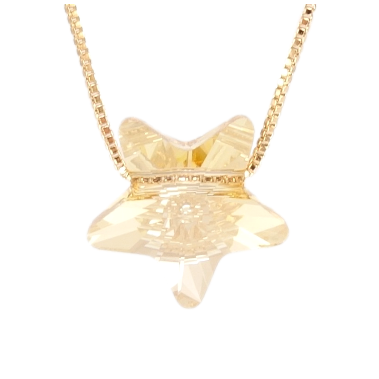 Кулон Xuping колір 18K з кр-ми Swarovski на ланцюжку Кристальна зірка Golden Shadow довжина 40-45см х 1мм фото №23 Кулон Xuping колір 18K з кр-ми Swarovski на ланцюжку Кристальна зірка Golden Shadow довжина 40-45см х 1мм фото №23