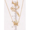Кулон Xuping колір 18K з кр-ми Swarovski на ланцюжку Кристальна зірка Golden Shadow довжина 40-45см х 1мм фото №2 Кулон Xuping колір 18K з кр-ми Swarovski на ланцюжку Кристальна зірка Golden Shadow довжина 40-45см х 1мм фото №2