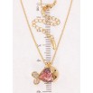 Кулон Xuping колір 18K з кр-ми Swarovski на ланцюжку Рибка з кристалом Rose довжина 39-44см х 1мм фото №2