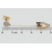 Серьги Xuping Позолота 18K пусеты Кристальные сердечки с бантами из черных фианитов фото №2 Серьги Xuping Позолота 18K пусеты Кристальные сердечки с бантами из черных фианитов фото №2