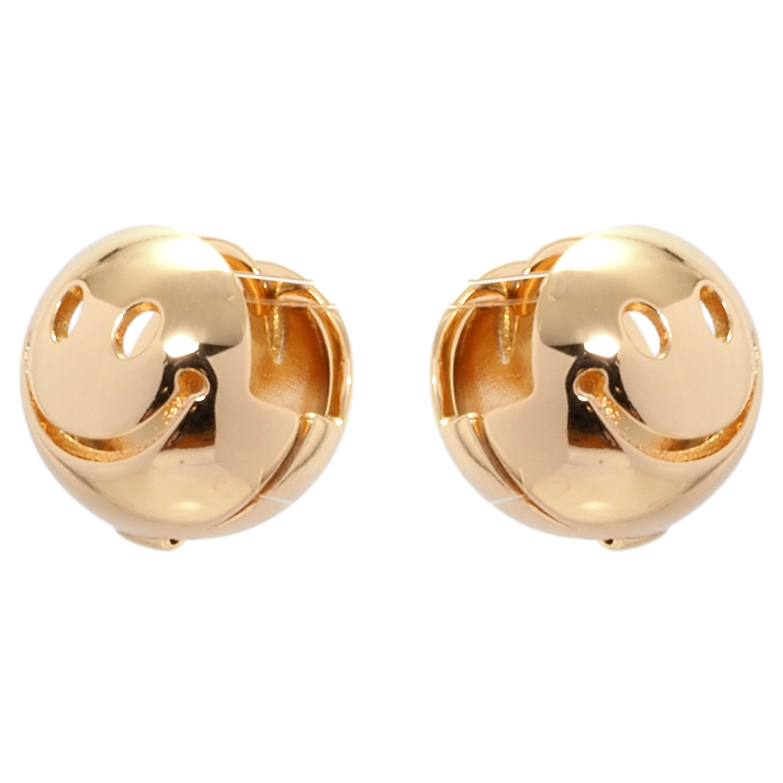Сережки Xuping Позолота 18K колечка Смайли фото №2 Сережки Xuping Позолота 18K колечка Смайли фото №2