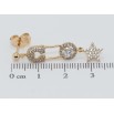 Серьги Xuping Позолота 18K пусеты Звезды на булавке с цирконием фото №2 Серьги Xuping Позолота 18K пусеты Звезды на булавке с цирконием фото №2