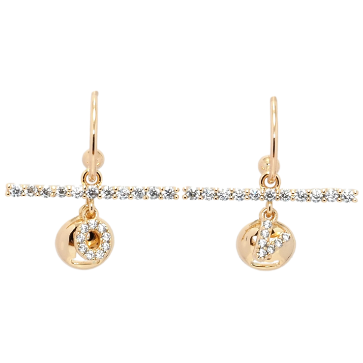 Серьги Xuping Позолота 18K пусеты Подвески Love фото №22 Серьги Xuping Позолота 18K пусеты Подвески Love фото №22